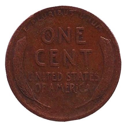Монета 1 цент. 1915 год (D), США. Линкольн. Монета 1 цент. 1915 год (D), США. Линкольн.
