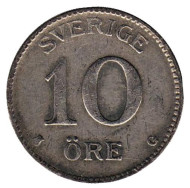 Монета 10 эре. 1937 год. Швеция. Монета 10 эре. 1937 год. Швеция.