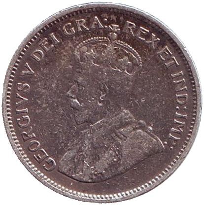 Монета 4,5 пиастра. 1921 год, Кипр. Монета 4,5 пиастра. 1921 год, Кипр.