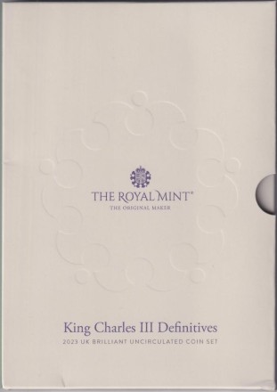 Годовой набор монет Великобритании в буклете 2023 года. (8 шт). Годовой набор монет Великобритании в буклете 2023 года. (8 шт).