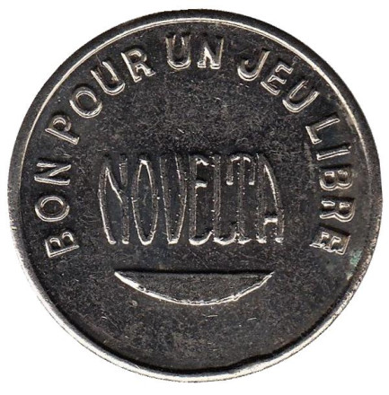 Novelta. Игровой жетон, Бельгия. Novelta. Игровой жетон, Бельгия.