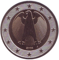 Монета 2 евро. 2003 год (J), Германия. Монета 2 евро. 2003 год (J), Германия.