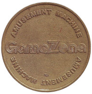 Гейм Зона. Gamezona. Игровой жетон. ММД. (отметка мд прямая)