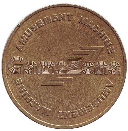 Гейм Зона. Gamezona. Игровой жетон. ММД. (отметка мд прямая)