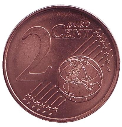Монета 2 цента. 2018 год, Австрия. Монета 2 цента. 2018 год, Австрия.