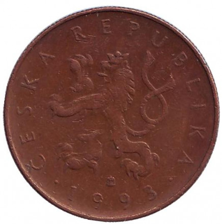 Монета 10 крон, 1993 год, Чехия. Брно.