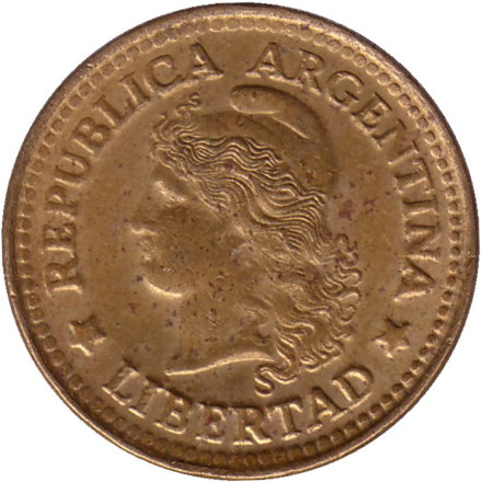 Монета 50 сентаво. 1975 год, Аргентина. Монета 50 сентаво. 1975 год, Аргентина.