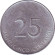 Монета 25 сентаво. 1988 год, Куба. Национальный институт туризма. Intur. Монета 25 сентаво. 1988 год, Куба. Национальный институт туризма. Intur.