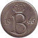 Монета 25 сантимов. 1966 год, Бельгия. (Belgie)