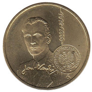 Монета 2 злотых, 2014 год, Польша. 100-летие со дня рождения Яна Карского. Монета 2 злотых, 2014 год, Польша. 100-летие со дня рождения Яна Карского.