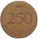 Монета 250 ливров. 2003 год, Ливан. Монета 250 ливров. 2003 год, Ливан.