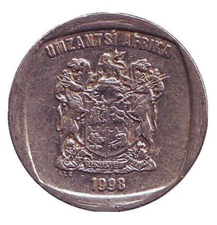 Монета 2 ранда. 1998 год, ЮАР. Антилопа.