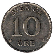 Монета 10 эре. 1941 год. Швеция. (серебро) Монета 10 эре. 1941 год. Швеция. (серебро)