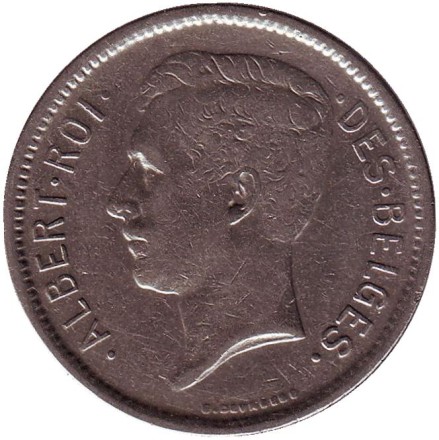 Монета 5 франков. 1930 год, Бельгия. (Des Belges) Монета 5 франков. 1930 год, Бельгия. (Des Belges)