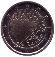 Монета 2 евро. 2016 год, Финляндия. 90 лет со дня смерти писателя Эйно Лейно. Монета 2 евро. 2016 год, Финляндия. 90 лет со дня смерти писателя Эйно Лейно.