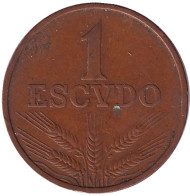 Монета 1 эскудо. 1971 год, Португалия. Монета 1 эскудо. 1971 год, Португалия.