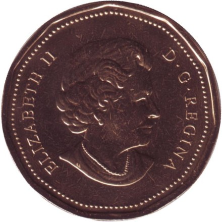 Монета 1 доллар, 2004 год, Канада. UNC. Утка.