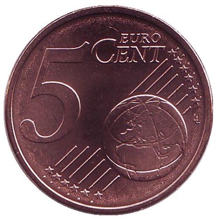 Монета 5 центов. 2018 год, Австрия. Монета 5 центов. 2018 год, Австрия.