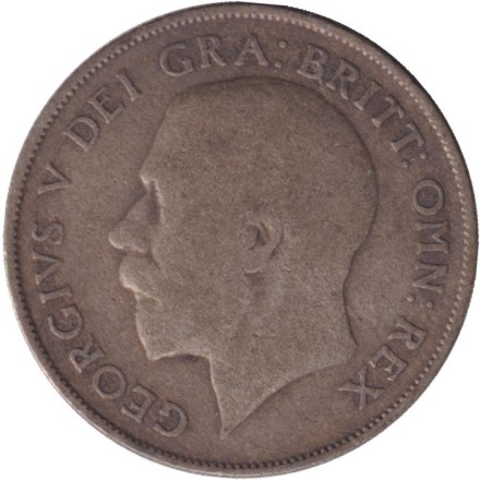 Монета 1 шиллинг. 1922 год, Великобритания. Монета 1 шиллинг. 1922 год, Великобритания.