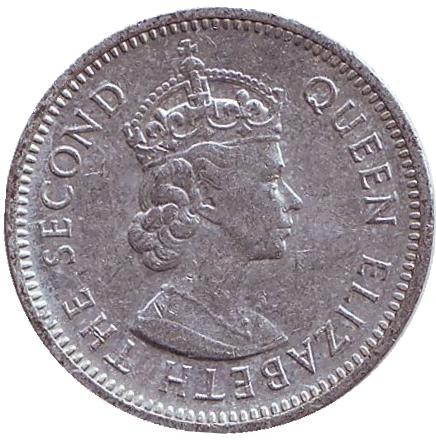 Монета 5 центов. 1980 год, Белиз. Монета 5 центов. 1980 год, Белиз.