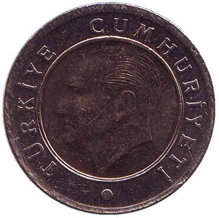 Монета 50 курушей. 2012 год, Турция. UNC. Монета 50 курушей. 2012 год, Турция. UNC.