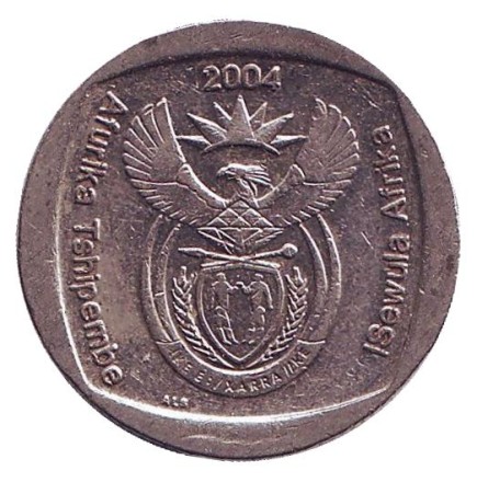 Монета 2 ранда. 2004 год, ЮАР. Антилопа.