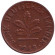 Монета 1 пфенниг. 1948 год (J), ФРГ. Дубовые листья. Монета 1 пфенниг. 1948 год (J), ФРГ. Дубовые листья.