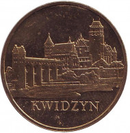 Монета 2 злотых. 2007 год, Польша. Квидзын.