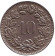 Монета 10 раппенов. 1954 год, Швейцария. Монета 10 раппенов. 1954 год, Швейцария.