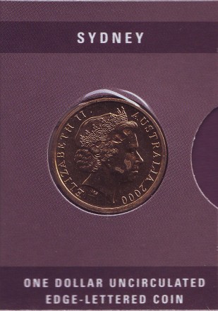 Монета 1 доллар. 2000 год, Австралия. (Сидней) Олимпийские игры в Сиднее.
