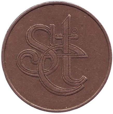 Игровой жетон "SCT". Игровой жетон "SCT".