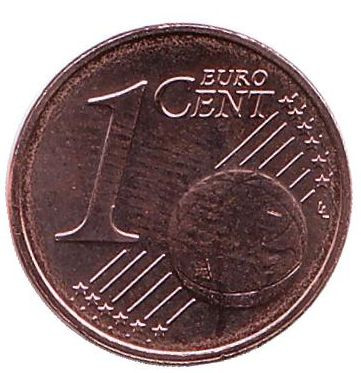 Монета 1 цент. 2018 год, Люксембург.