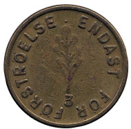 Endast for forstroelse. 3. Дубовая ветвь. Только для развлечений. Игровой жетон, Швеция.