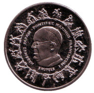 Монета 5 рупий, 2013 год, Сейшельские острова. Франциск (папа римский). Монета 5 рупий, 2013 год, Сейшельские острова. Франциск (папа римский).