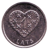 Moneta 1 Lat Latviya