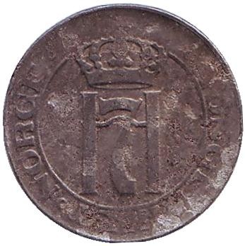 Монета 1 эре. 1920 год, Норвегия.