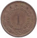 Монета 1 динар. 1981 год, Югославия.
