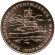 Операция "Принуждение к миру". "1 морской бой 2008". Памятный жетон. 2016 год, ММД. (Латунь) Операция "Принуждение к миру". "1 морской бой 2008". Памятный жетон. 2016 год, ММД. (Латунь)