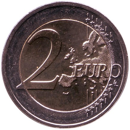 Монета 2 евро. 2018 год, Люксембург. 175-летие со дня смерти Виллема I. Монета 2 евро. 2018 год, Люксембург. 175-летие со дня смерти Виллема I.