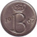 Монета 25 сантимов. 1967 год, Бельгия. (Belgique)