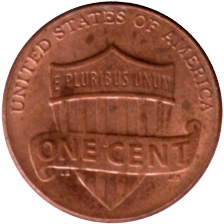 Монета 1 цент. 2017 год (D), США. Линкольн. Монета 1 цент. 2017 год (D), США. Линкольн.