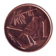 Монета 1 цент, 2002 год, Каймановы острова. Птица на ветке (дрозд). Монета 1 цент, 2002 год, Каймановы острова. Птица на ветке (дрозд).