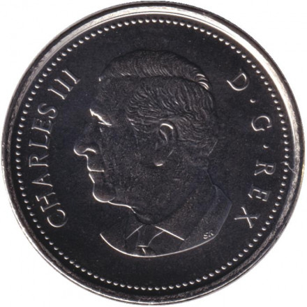 Монета 50 центов. 2024 год, Канада. Карл III.