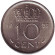 Монета 10 центов. 1951 год, Нидерланды. Монета 10 центов. 1951 год, Нидерланды.