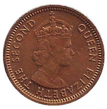 Монета 5 центов. 1972 год, Гонконг. Монета 5 центов. 1972 год, Гонконг.