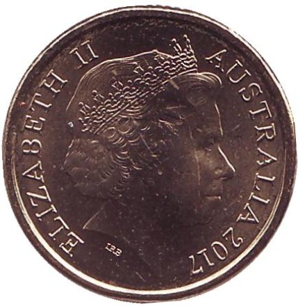 Монета 2 доллара. 2017 год, Австралия. Счастливый опоссум.