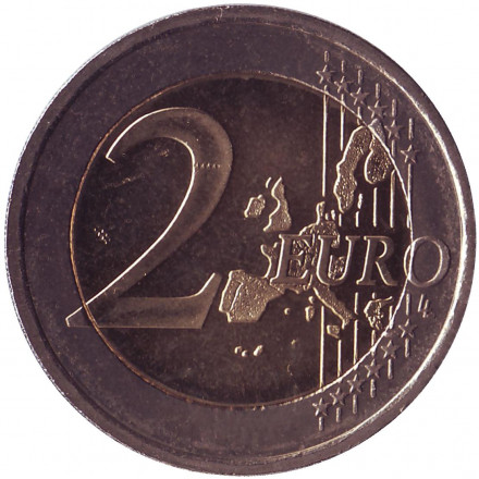 Монета 2 евро. 2005 год, Ирландия. Монета 2 евро. 2005 год, Ирландия.