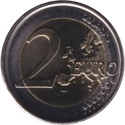 Монета 2 евро. 2025 год, Португалия. Устойчивое развитие.