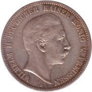 Монета 5 марок. 1899 год, Германская империя. Пруссия. Монета 5 марок. 1899 год, Германская империя. Пруссия.