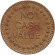 Жетон игровой. "No Cash Value - No Cash Value"". Орёл. (Ø - 25 мм). Великобритания. Жетон игровой. "No Cash Value - No Cash Value"". Орёл. (Ø - 25 мм). Великобритания.